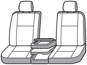 Chevrolet Silverado Seat Cover - Front - Covercraft - Carhartt Super Dux SeatSaver - Gravel - `17-`19