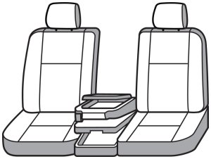 Dodge RAM 1500 Seat Cover - Front - Covercraft - Carhartt Super Dux SeatSaver - Gravel - `19-`24