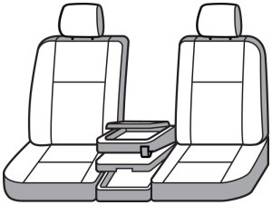 Chevrolet Silverado Seat Cover - Front Row - Covercraft - Carhartt Super Dux SeatSaver - Gravel - `19-`25