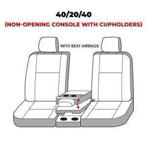 Ford F150 Seat Cover - Front - Covercraft - Carhartt Super Dux - Gravel - `19-`20
