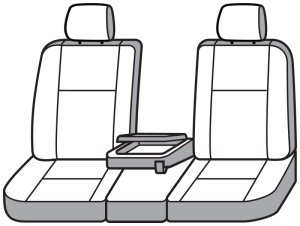 Chevrolet Silverado Seat Cover - Front Row - Covercraft - Carhartt Super Dux SeatSaver - Gravel - `19-`25