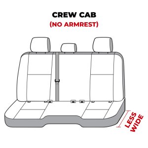 Dodge RAM 3500 Seat Cover - Second Row - Covercraft - Carhartt Super Dux SeatSaver - Gravel - `11-`24 Dodge RAM 3500 Seat Cover - Second Row - Covercraft - Carhartt Super Dux SeatSaver - Gravel - `11-`24
