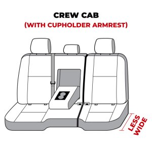 Dodge RAM 4500 Seat Cover - Sec Row - Covercraft - Carhartt Super Dux SeatSaver - Gravel - `11-`24