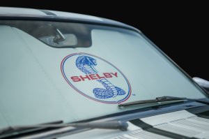 Ford Mustang Window Shade - Covercraft - Premier Series UVS100 with Shelby Snake logo - `15-`23