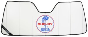 Ford Mustang Window Shade - Covercraft - Premier Series UVS100 with Shelby Snake logo - `15-`23 Ford Mustang Window Shade - Covercraft - Premier Series UVS100 with Shelby Snake logo - `15-`23