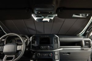 Toyota Tundra Sunscreen - Covercraft - UVS100 Custom - Black - `14-`21