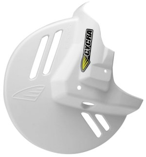Yamaha YZ125 Disc Cover - Cycra - White - `08-`23