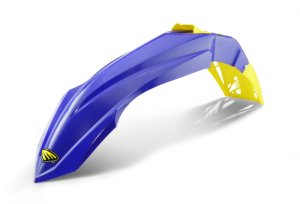 Yamaha YZ125 Front Fender - Cycra - Cycralite with Gold Vent - Blue - `15-`21