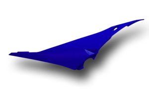 Yamaha YZ450F Tank Cover - Cycra - Injection-molded - Blue - `10-`13