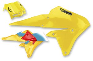 Yamaha YZ250F Radiator Shroud - Cycra - Powerflow Intake - Lightning Gold - `14-`18
