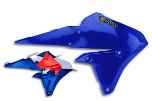 Yamaha WR450F Radiator Shroud - Cycra - Powerflow - Blue - `14-`19