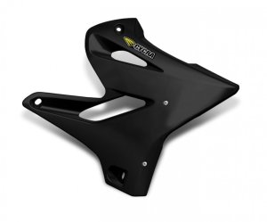 Yamaha YZ125 Radiator Shroud - Cycra - Powerflow - Black - `05-`21
