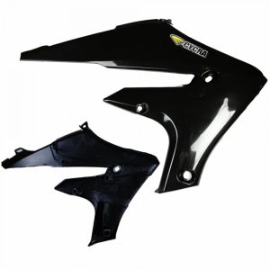 Yamaha WR250F Radiator Shroud - Cycra - Powerflow - Black - `20-`27