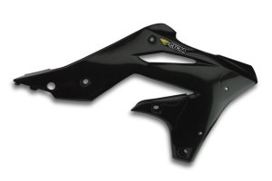 Kawasaki KX250F Radiator Shroud - Cycra - Powerflow - Black - `13-`16