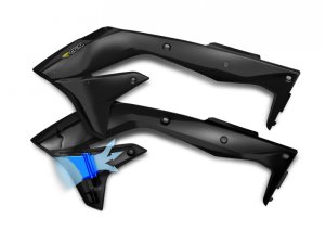 Kawasaki KX450F Radiator Shroud - Cycra - Black - `16-`18