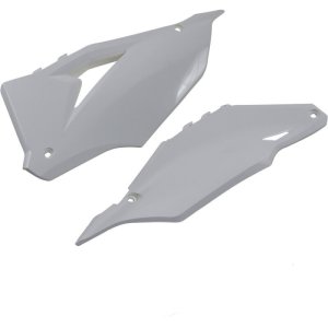 Kawasaki KX250F Side Number Panels - Cycra - White - `21-`23