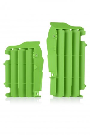 Kawasaki KX450X Radiator Louvers - Cycra - Green - `21-`23