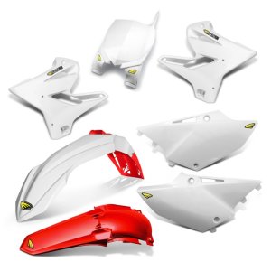 Yamaha YZ250X Body Kit - Cycra - Powerflow Full - White/Red - `15-`21