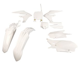 Yamaha YZ250F Body Kit - Cycra - Powerflow - White - `18-`27