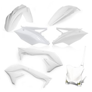 Kawasaki KX450F Body Kit - Cycra - 5-Piece Replacement - White - `16-`18