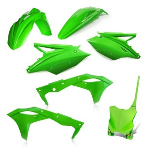 Kawasaki KX250F Body Kit - Cycra - 5-pc Replica - Green - `17-`20