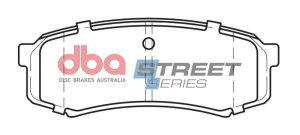 Lexus GX460 Brake Pads - Rear - DBA - Street Series - `10-`19