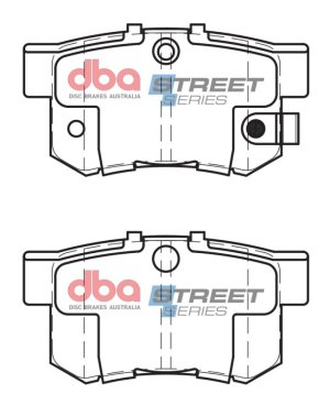 Honda S2000 Brake Pads - Rear - DBA - Street Series - `99-`09