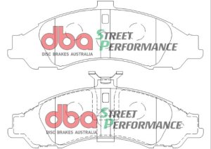 Pontiac GTO Brake Pads - Front - DBA - SP500 - 2004