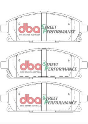 Nissan Pathfinder Brake Pads - Front - DBA - SP500 - `96-`04 Nissan Pathfinder Brake Pads - Front - DBA - SP500 - `96-`04