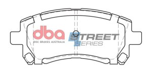 Subaru Forester Brake Pads - Front - DBA - Street Series - `98-`02