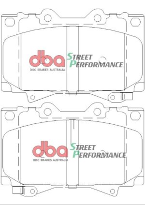 Lexus LX470 Brake Pads - Front - DBA - Street Performance - `98-`07 Lexus LX470 Brake Pads - Front - DBA - Street Performance - `98-`07