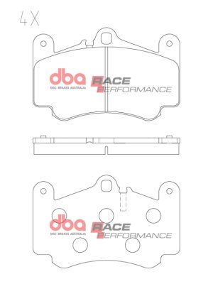 Porsche 911 996 Brake Pads - Front - DBA - Race Performance (RP) - `97-`13