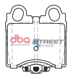 Lexus IS300 Brake Pads - Rear - DBA - Street Series - `01-`05 Lexus IS300 Brake Pads - Rear - DBA - Street Series - `01-`05