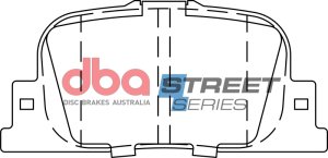 Lexus ES300 Brake Pads - Rear - DBA - Street Series - `00-`01
