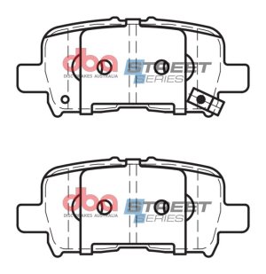 Acura MDX Brake Pads - Rear - DBA - Street Series - `01-`06 Acura MDX Brake Pads - Rear - DBA - Street Series - `01-`06