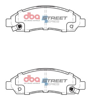Chevrolet Colorado Brake Pads - Front - DBA - Street Series - `04-`08