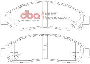 Chevrolet Colorado Brake Pads - Front - DBA - Xtreme Performance - `04-`08