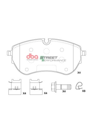Volkswagen Amarok Brake Pads - Front - DBA - Street Performance - `12-`15