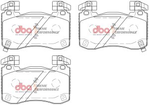 Kia Stinger Brake Pads - Front - DBA - Xtreme Performance - `18-`27
