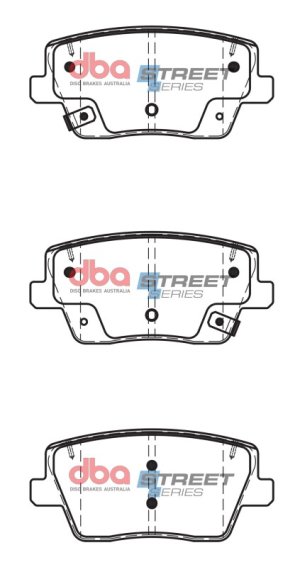 Hyundai Veloster Brake Pads - Rear - DBA - Street Performance - `22-`23