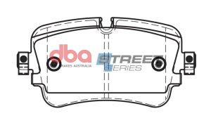 Audi Q7 Brake Pads - Rear - DBA - Street Series - `16-`21 Audi Q7 Brake Pads - Rear - DBA - Street Series - `16-`21
