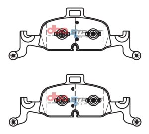 Audi A4 Brake Pads - Front - DBA - Street Series - `17-`19 Audi A4 Brake Pads - Front - DBA - Street Series - `17-`19