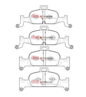 Audi A4 Brake Pads - Front - DBA - Xtreme Performance - `17-`19