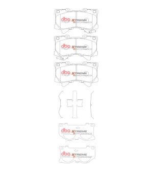 Lexus LX600 Brake Pads - Front - DBA - XP Performance - 2022+