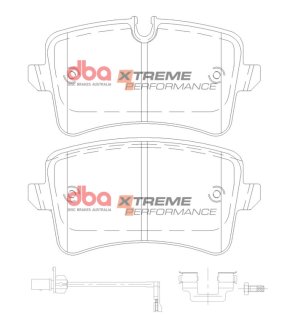 Audi A6 Brake Pads - Rear - DBA - XP Performance - `12-`19