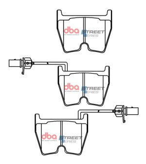 Audi A6 Brake Pads - Front - DBA - Street Series - `12-`18