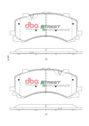 Audi S6 Brake Pads - Front - DBA - Street Performance - `19-`27