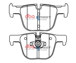 BMW 335i Brake Pads - Rear - DBA - Street Series - `12-`19 BMW 335i Brake Pads - Rear - DBA - Street Series - `12-`19