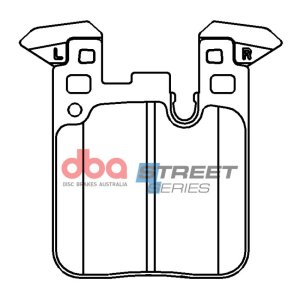 BMW 1 Series Brake Pads - Rear - DBA - Street Series - `12-`19 BMW 1 Series Brake Pads - Rear - DBA - Street Series - `12-`19