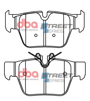 BMW 1 Series Brake Pads - Rear - DBA - Street Series - `20-`27